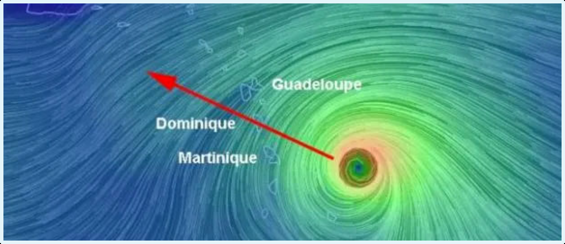 Image Cyclone Maria en Martinique