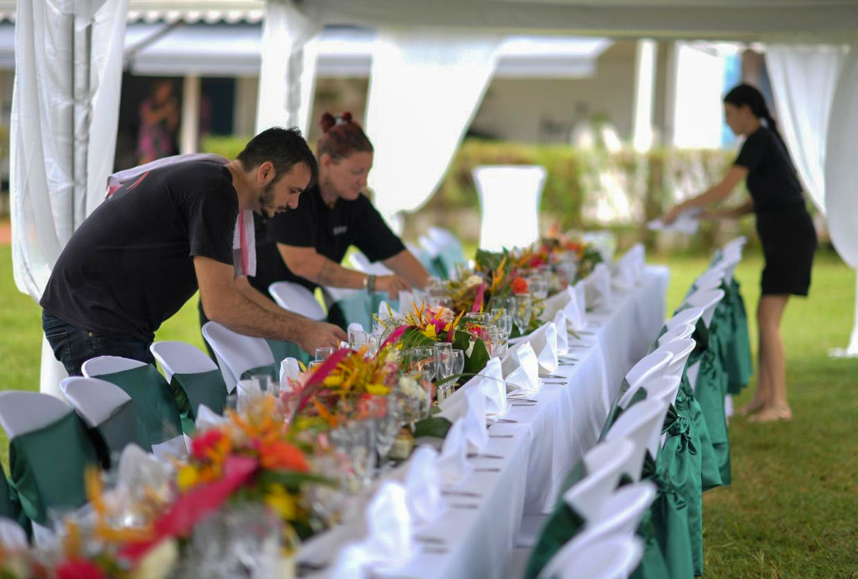 reception mariage traiteur Martinique