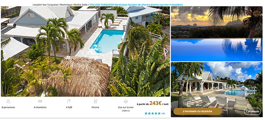 Villa Sud Turquoise Martinique